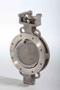 Double eccentricity butterfly valves