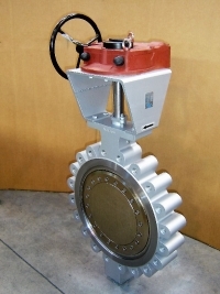 Metal seated butterfly valves