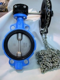 Butterfly valves rubber lined